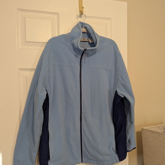 Athletic Works Light Blue Fleece Jacket - Picture 1 of 3